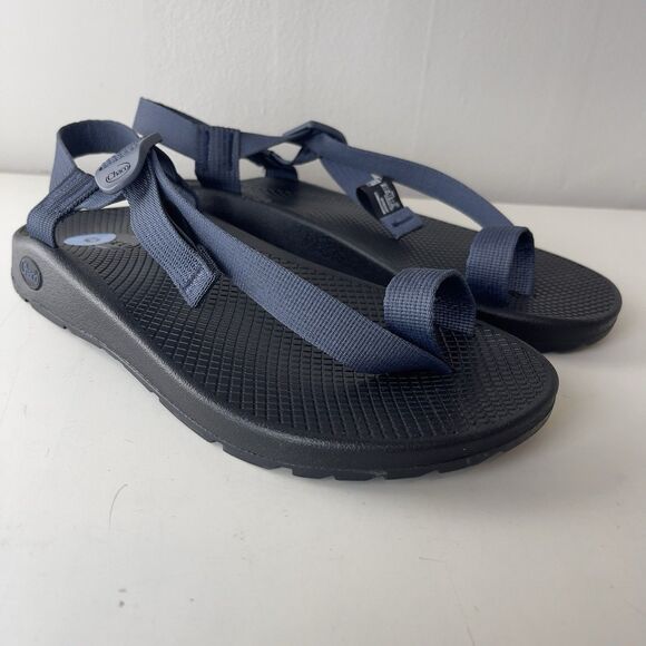 Chaco Sandals Men's 9 Blue Storm Bodhi Belt Toe Loop Strap Hiking Beach Shoes - Picture 3 of 10